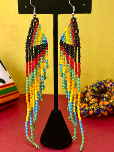 Maasai beaded earrings
