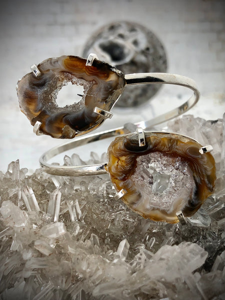 Origems dual druzy agate collection