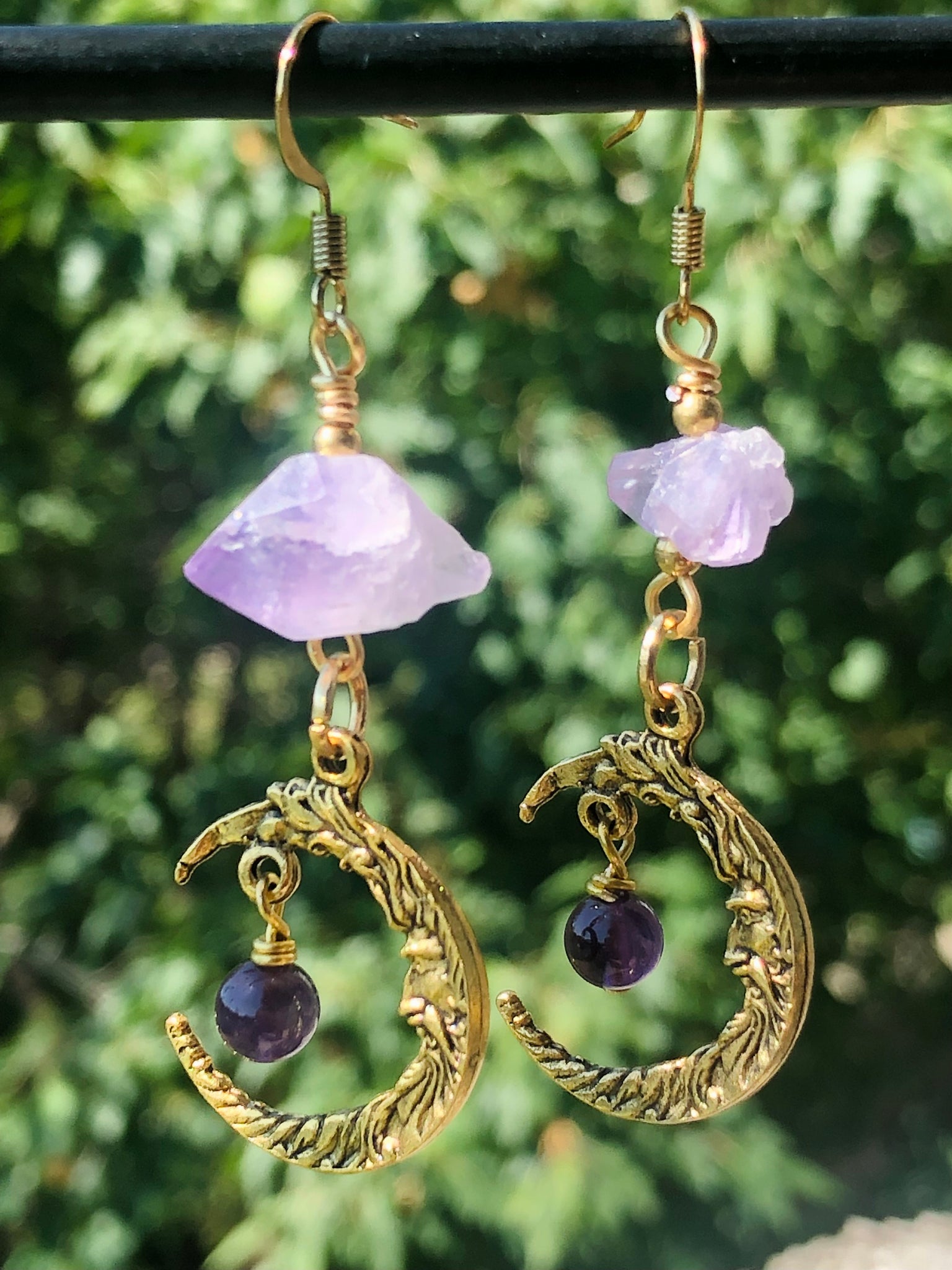 Crescent moon earrings