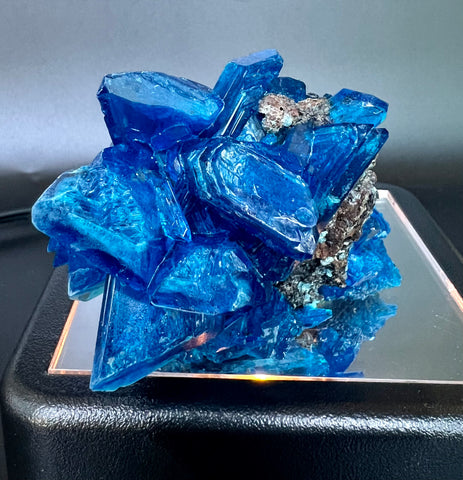 Blue Chalcanthite cluster from Poland