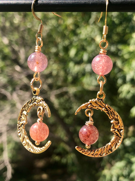 Crescent moon earrings